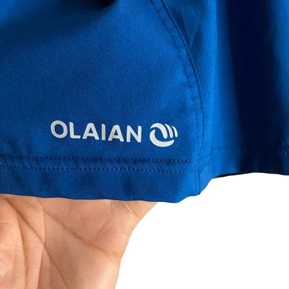 Olaian Men's Blue Swim Boardshorts - Picture 4 of 5